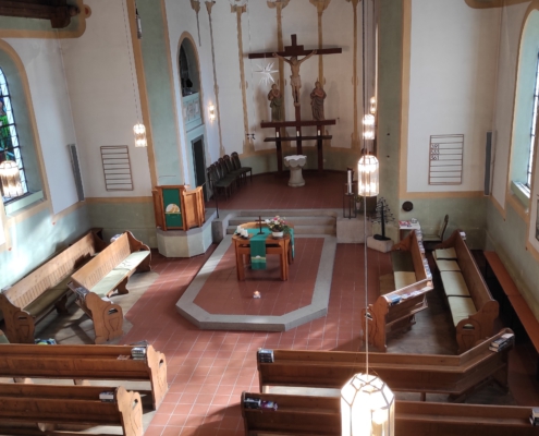 Innenansicht Altar oben
